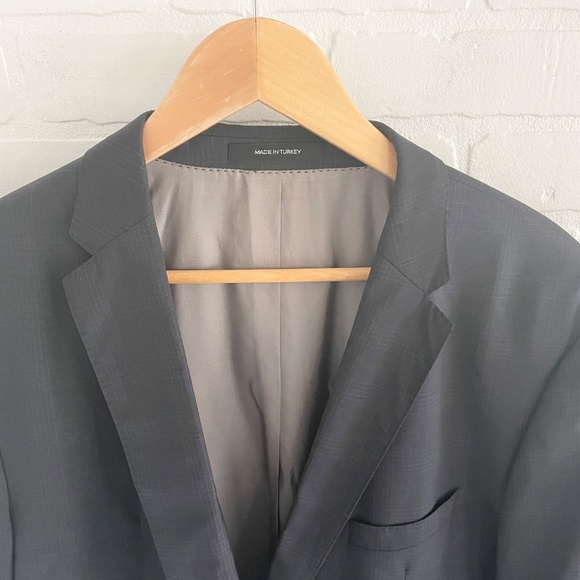 Hugo Boss Men’s Blazer Single Breast Formal Business casual Academia plaid 46R - Picture 3 of 16